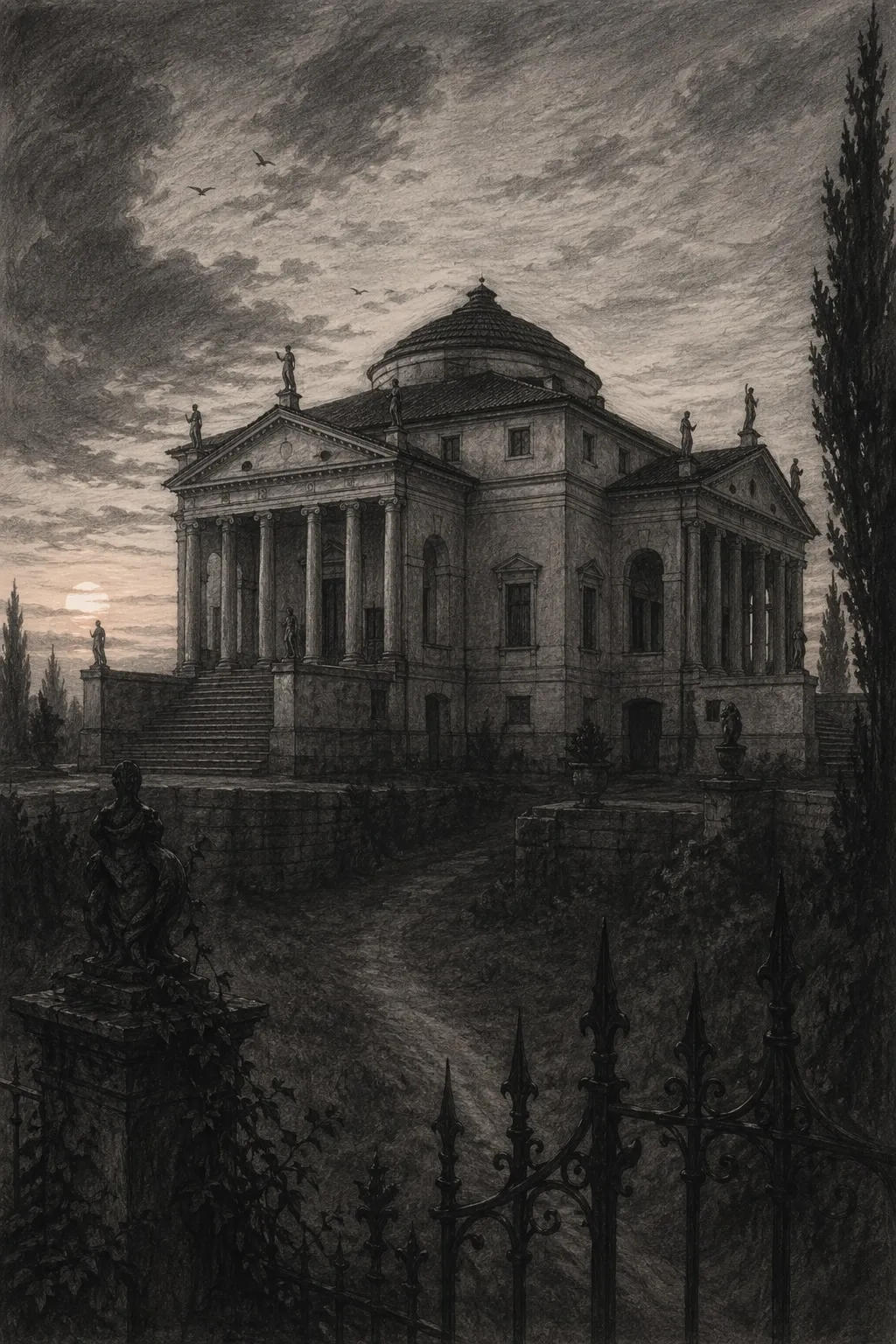 Al crepuscolo nascono racconti horror a Villa La Rotonda di Vicenza